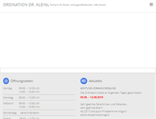 Tablet Screenshot of kleinl.com